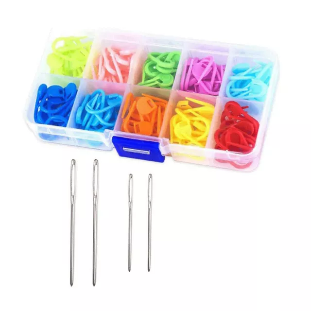 121pcs/set Knitting Tool Locking Clip Durable Needle Crochet Stitch Marker Craft