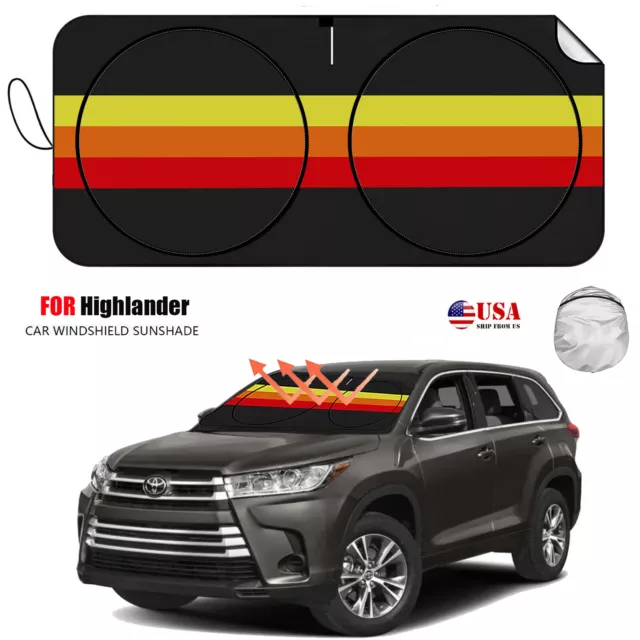 For Toyota Highlander Large SUV Windshield Sun Shade UV Block Window Cover L8