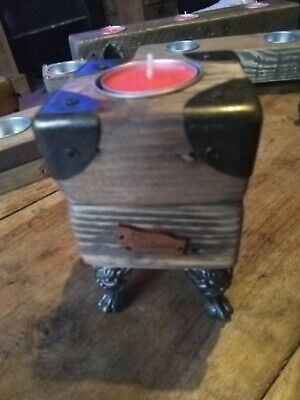 Handmade Wooden Tealight Holder 2