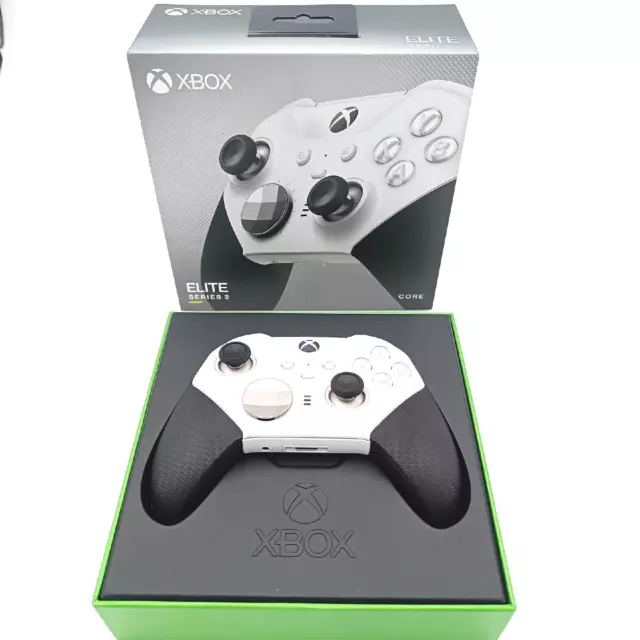 Xbox Manette sans fil Elite Series 2 - Core Blanc Controllers Videogame
