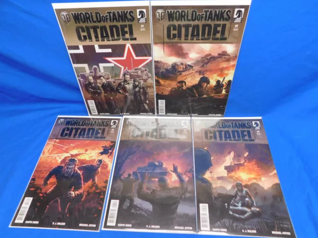World of Tanks: Citadel #1-5 Complete Series Set Dark Horse Comics 1 2 3 4 5