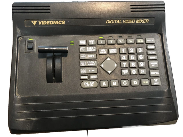 POWERS ON UNTESTED VIDEONICS MX-1 NTSC Digital Video Mixer NO CORDS AS IS