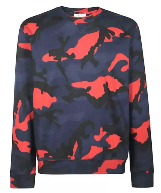 Valentino Garavani Camo Rockstud Sweatshirt Large