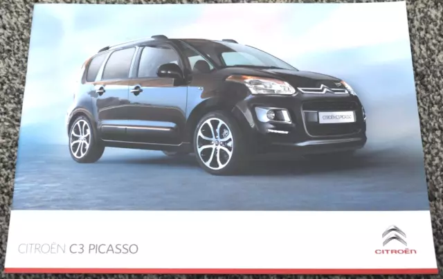 Citroen C3 Picasso Uk Sales Brochure March 2013 New, Old Stock