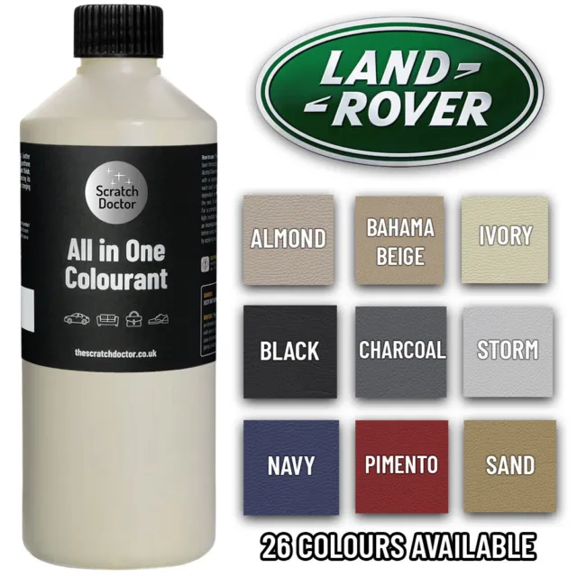 Land Rover Leather Repair Paint Dye for Car Seats and Interior. 26 Colours 250ml