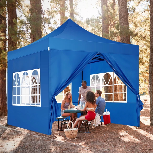 Pavillon 3x3m Pavillion Faltpavillon WASSERDICHT Popup Gartenzelt Gartenpavillon