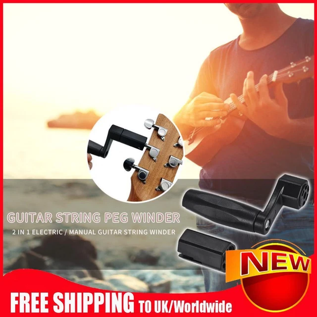 Guitar String Winder Bridge Pin Remove Peg Puller Electric Screwdriver Drill Bit