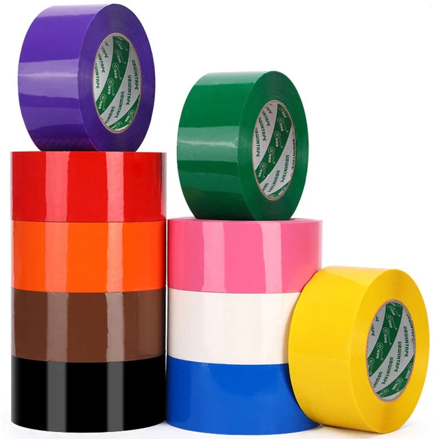 145M Colored Parcel Packing Tape Carton Sealing Tapes Width 45/50/60/65/70mm