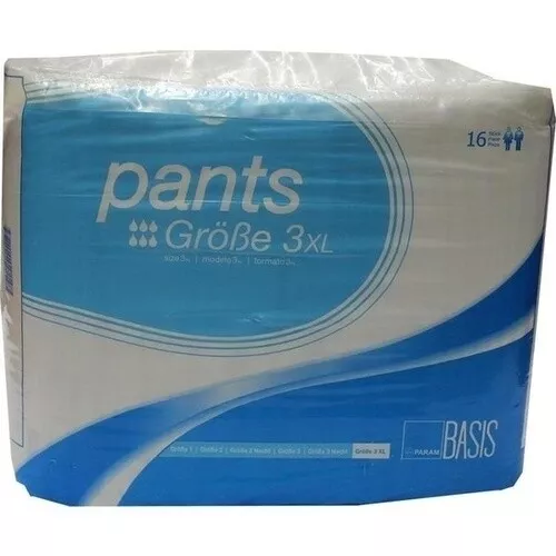 PARAM Pants Basis Gr.3 XL, 16 St PZN 06558393