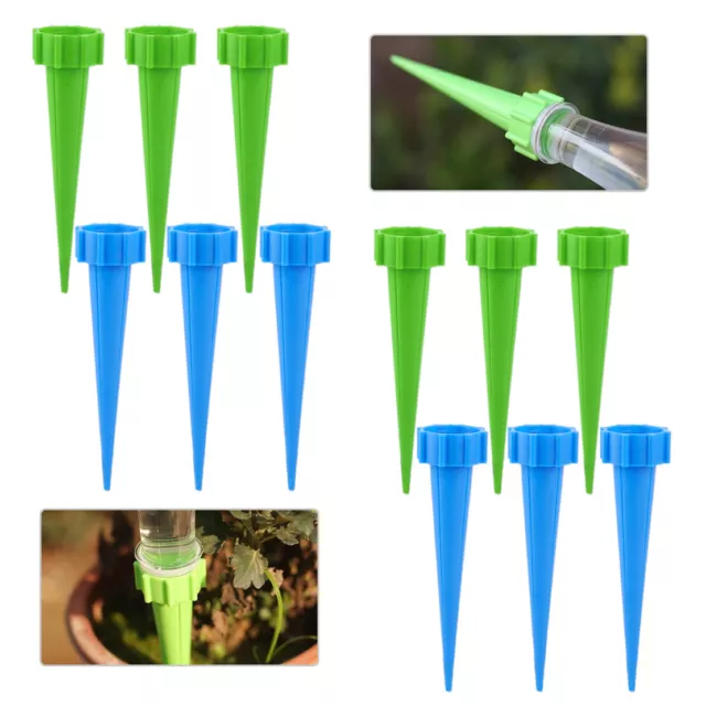 12pcs Automatic Watering Spike Garden Irrigation Bottle pointes d'arrosage cône