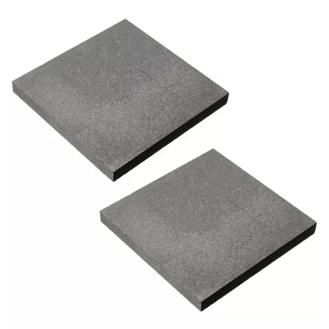 2 pz 100 x 100 x 10 mm 99,9% piastra rettangolare elettrodo di grafite pura I6L44354