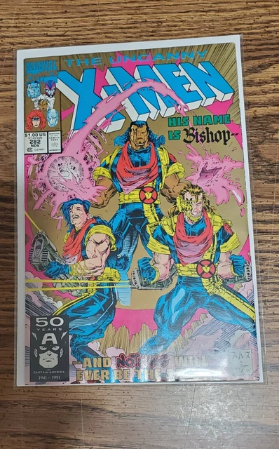 Uncanny X-Men #282 1991 Marvel Comics 1st Cover / Cameo Bishop
