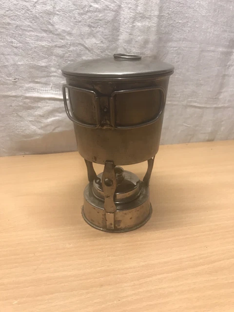 Réverbère Portatif à Essence Militaire Modèle 7052 (WW2) - Ancien, En état De Fonctionnement