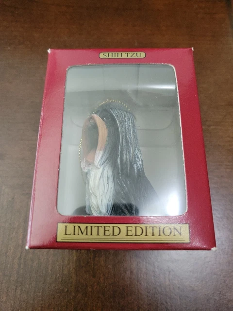Limited Edition Collector's Series Shih Tzu Breed Christmas Ornament New