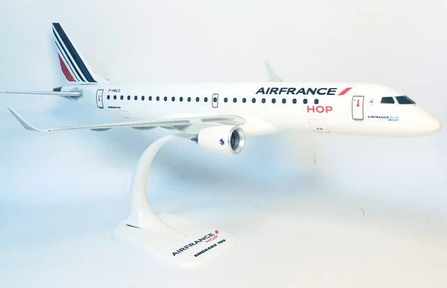 herpa modèle Snap-Fit Avion German Airways Embraer E190,Miniature à l'échelle 1:100, pièce de Collection, modèle avec Socle, Plastique
