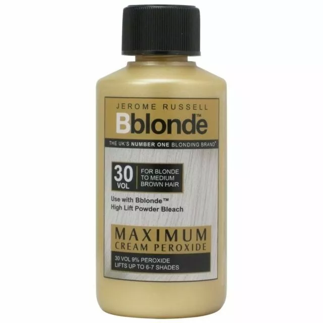 2x Jerome Russell bblonde Creme 30 Vol maximaler Lift 9% Peroxid