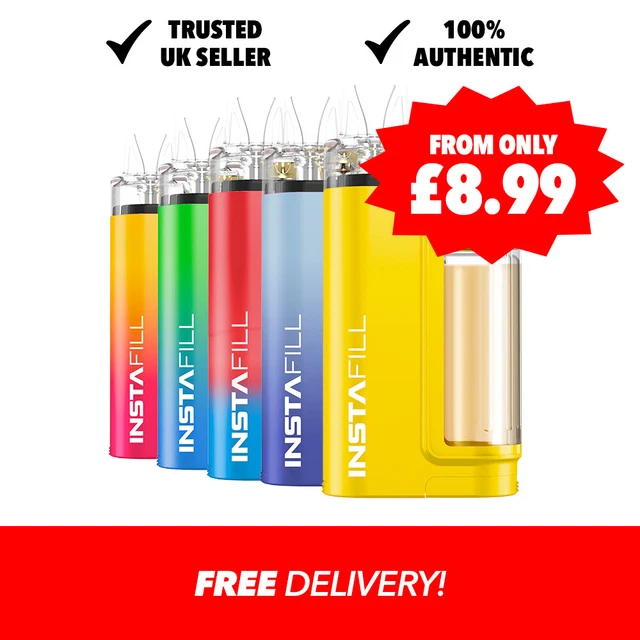 Instafill 3500 Disposable Vape | 3500 Puffs | E-cig | 2ml |20mg | 14 Flavours