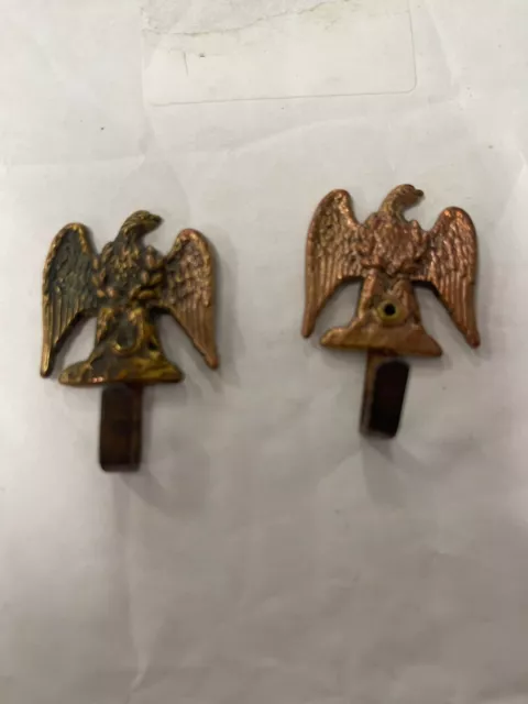 Eagle Decorative Picture Hanger Hooks Brass Plated vintage