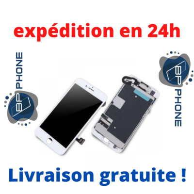 Ecran Iphone 8 Complet Avec Camera Blanc Premium + Joint Offert Expedition 24H