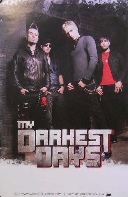 MY DARKEST DAYS, Porn Star Dancing Poster (H3) £6.92 PicClick UK