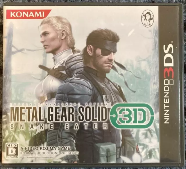 Jogo Metal Gear Solid Snake Eater Original - 3DS - Sebo dos