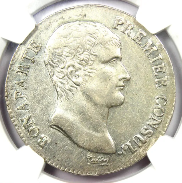 1803 France Napoleon 5 Francs Silver Coin 5F AN 12Q - Certified NGC AU Details