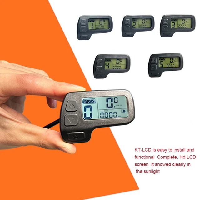 Compteur De Vitesse KT-LCD4 Pour Vélo électrique – 24/36/48V – Étanche – NEUF