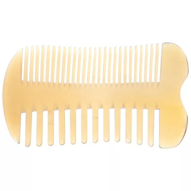 Natural Ox Horn Comb Double-sided Anti-Static Hair Care Comb