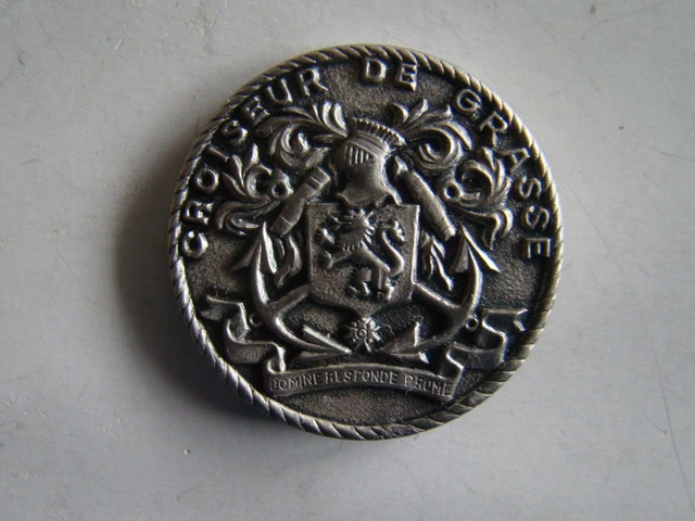 Insigne Marine Nationale – Croiseur De Grasse, Authentique, Variante Non Marquée