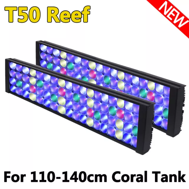 PopBloom Led Aquarium Light 48inch Saltwater Aquarium Coral Reef Fish Tank Light
