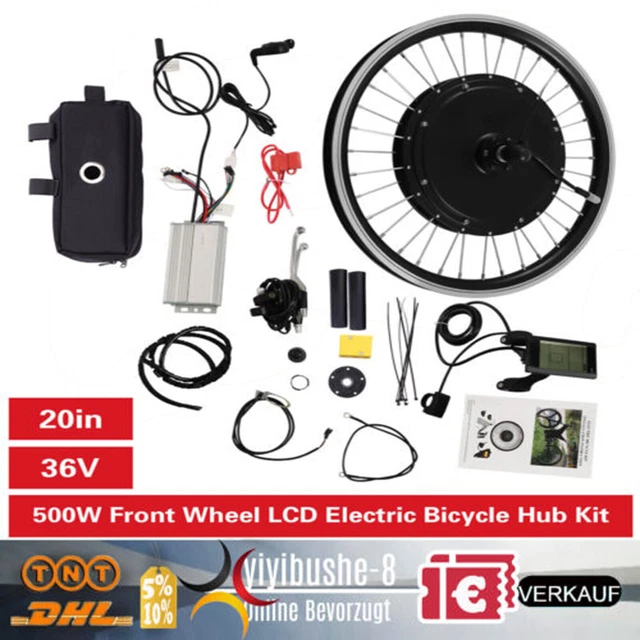 36V 20ZOLL FRONTMOTOR E Bike Umbausatz Elektrofahrrad Ebike Motor Kit