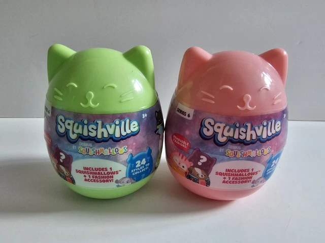 Squishmallows Squishville Series 6 Blind Capsules X2 - Mini Plush & Accessories