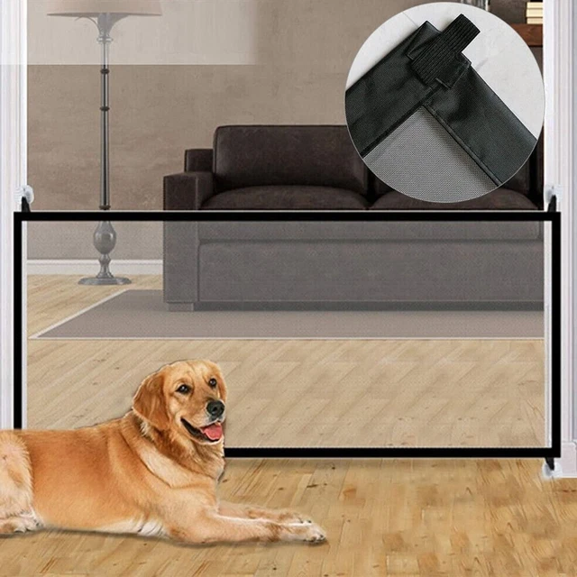 Toddler Portable Safety Gate Pet Guard Retractable Pet Dog Gate Isolation Guard