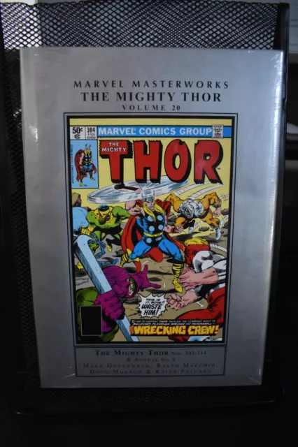 Marvel Masterworks The Mighty Thor Volume 20 Hardcover NEW SEALED RARE Loki Odin