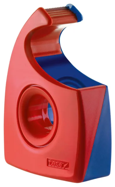 Tesa 57444-00001-00 Easy Cut Tape Dispenser 33 m Red/Blue up to 33 m x 19 mm for
