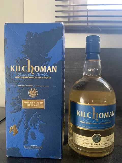 kilchoman 2010 summer release RARE whisky. edition 17500 bouteilles
