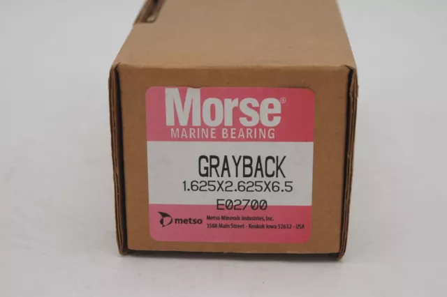 Morse Marine Cutlass Strut Bearing Inboard (1-5/8 x 2-5/8 x 6.5") Grayback 3