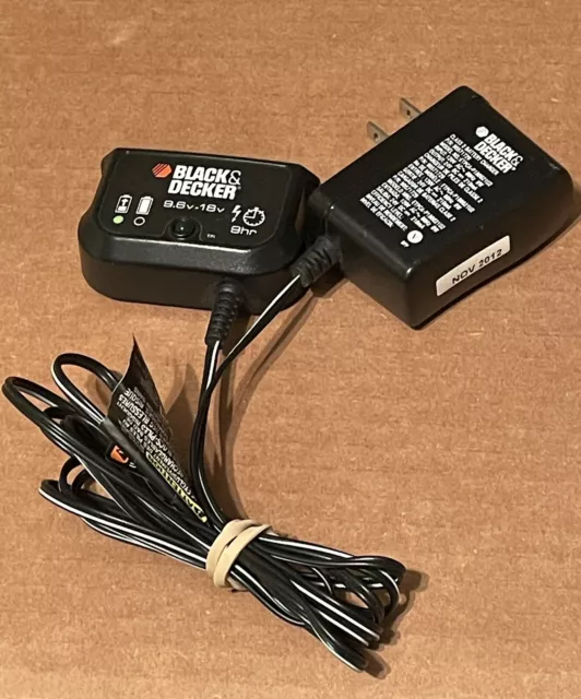 Black & Decker ETPCA-P180021U2 9.6-18V Slide Battery Charger OEM Genui