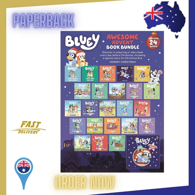 Bluey advent calendar book collection by bluey bluey advent calendar