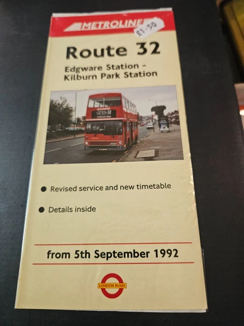 london-bus-transport-timetable-leaflet-london-buses-metroline-ho4-145