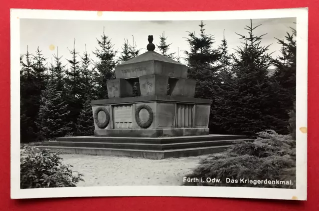 Foto AK FÜRTH Odenwald 1942 Kriegerdenkmal   ( 14661