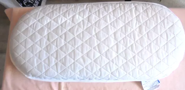 Kokosfaser Moses Korb Matratze Grösse 72X32Cm Dick, Abnehmbare Gesteppte Bedeckung, + 1