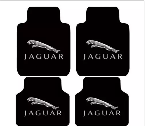 For Jaguar Car Floor Mats 4Pcs Universal F-Pace F-Type I-Pace XE XF Liners Rugs