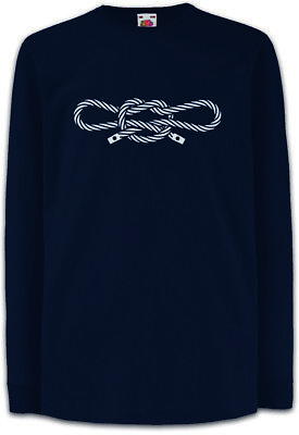 NOYZ Manette Knot Kids manica lunga T-shirt Pablo Escobar NODI DA MARINAIO