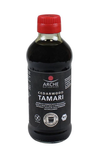 (31,80 EUR/l) Arca cucina naturale biologica Tamari legno di cedro salsa di soia 250 ml