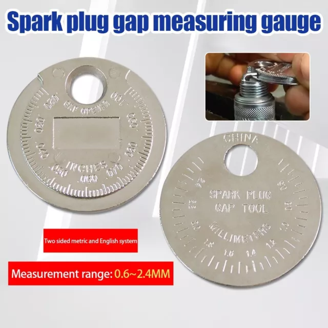 Jauge d'écart de bougie d'allumage pratique de type pièce mesurer avec précis