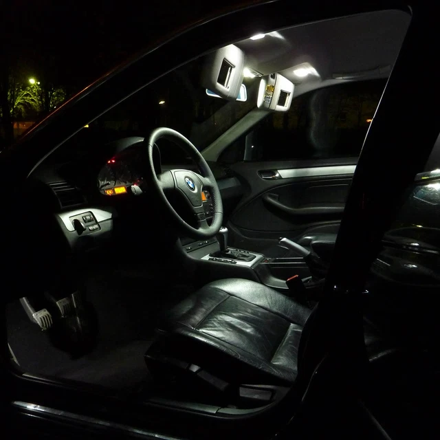 Kit LED Interno E Bagagliaio Per Ford Mustang 6 (2015-2018) – Luce Xenon Bianca – Illuminazione Completa Abitacolo