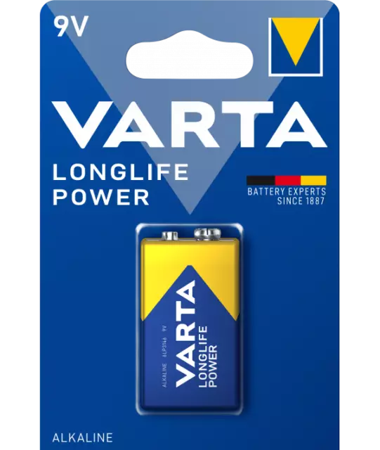 Pile alcaline 9V 6LR61 LongLife Power Varta