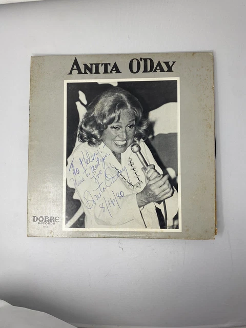 ANITA O'DAY / Dobre Records 1977 Recorded in Japan. Autographed!