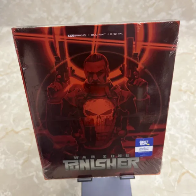 Punisher: War Zone 4K Steelbook (4K UHD+Blu-ray+Digital Copy) Best Buy Exclusive